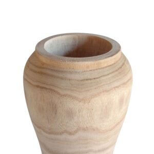Vase décoratif pour fleurs en bois – 24cm
