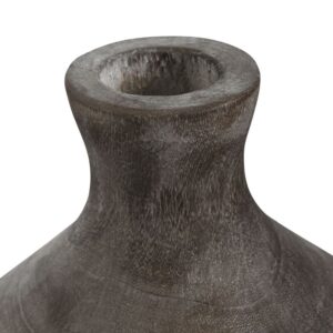 Vase décoratif pour fleurs en bois – 27cm