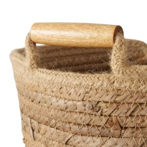 Panier décoratif en bananier avec anses – 3 modèles