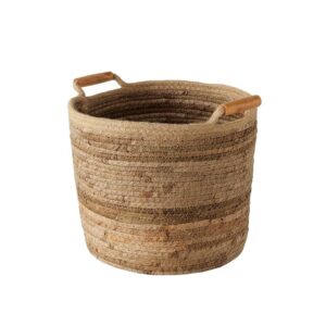 Panier décoratif en bananier avec anses – 3 modèles