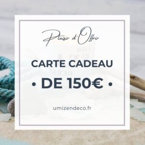 Carte cadeau déco d’une valeur de 150€