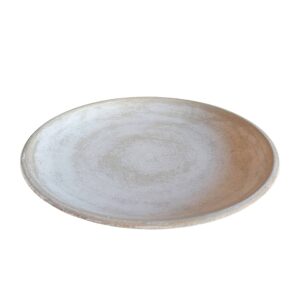 Coupe décorative ronde en MDF blanchi – 29cm
