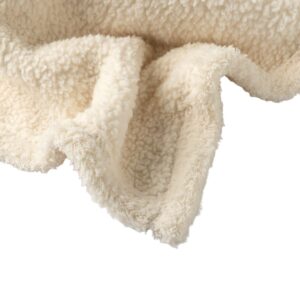 Plaid polaire beige 150×200 – Polyester 270g
