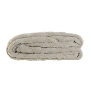 Plaid polaire beige 150×200 – Polyester 250g