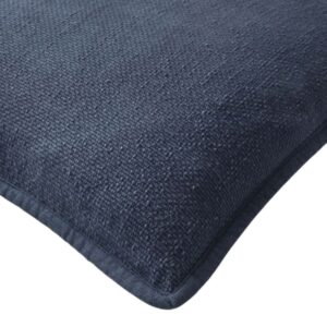 Coussin déco pour canapé en coton bleu – 45×45