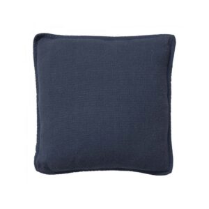 Coussin déco pour canapé en coton bleu – 45×45