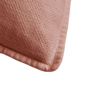 Coussin déco pour canapé en coton rose – 45×45
