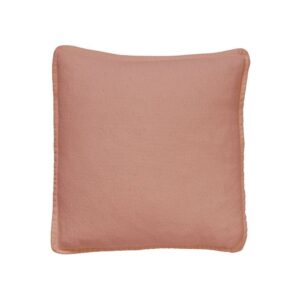 Coussin déco pour canapé en coton rose – 45×45