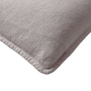 Coussin déco pour canapé en coton taupe – 45×45