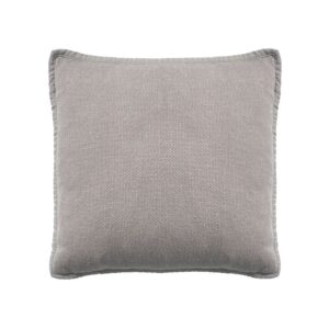 Coussin déco pour canapé en coton taupe – 45×45