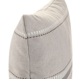 Coussin déco pour canapé en polyester beige – 45×45