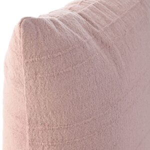 Coussin déco pour canapé en coton rose – 45×45