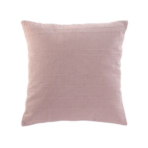 Coussin déco pour canapé en coton rose – 45×45