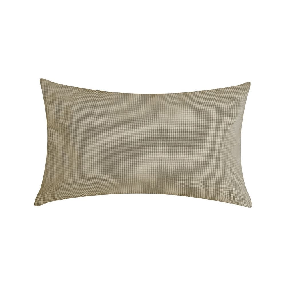 coussin extérieur marron clair en polyester, imperméable et résistant aux UV, 30x50cm