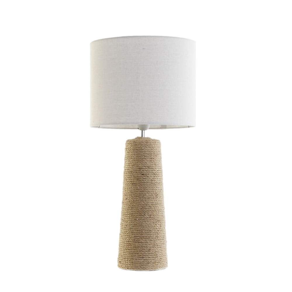Lampe à poser pour table ou chevet de 63cm en corde de jute