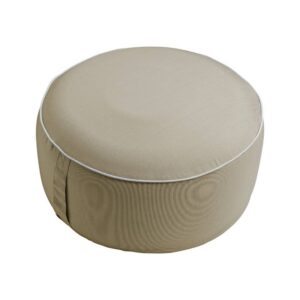 Pouf d’extérieur marron imperméable – 25×55