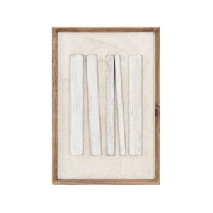Tableau mural encadré en bois – Pin recylcé 64cm