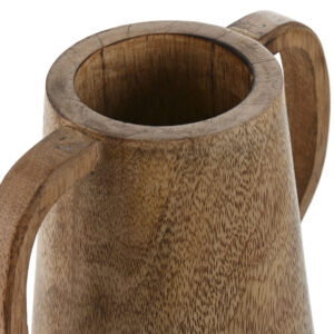 Vase décoratif pour fleurs en bois – 24cm