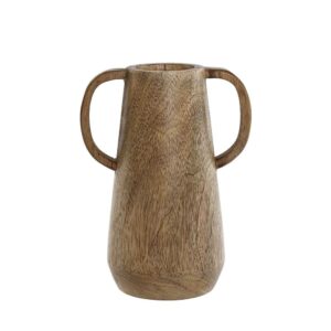 Vase décoratif pour fleurs en bois – 24cm