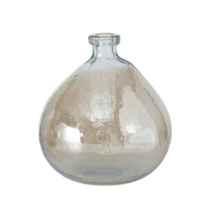 Vase décoratif pour fleurs en verre recyclé – 23cm