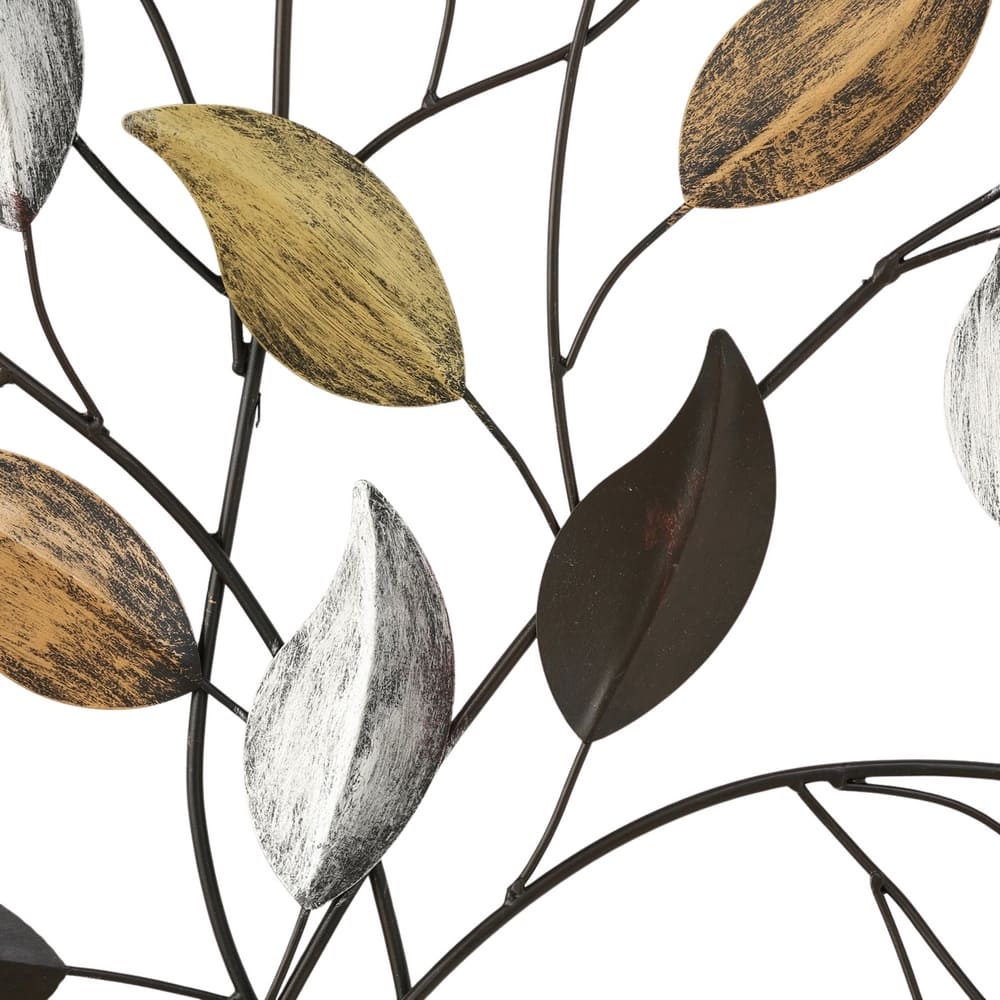 Décoration murale en métal – Arbre en feuilles 103cm – Image 2