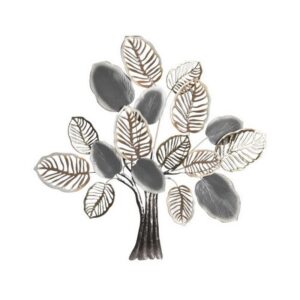 Décoration murale en métal – Arbre en feuilles 100cm