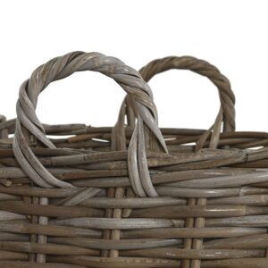 Panier décoratif en osier avec anses – 4 modèles