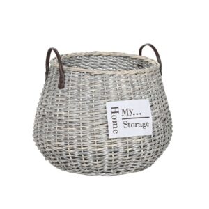Panier décoratif en osier avec anses – 2 modèles