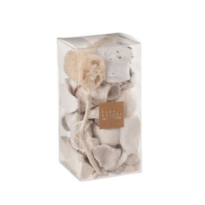 Boîte de décorations en bois et rotin – Pure nature
