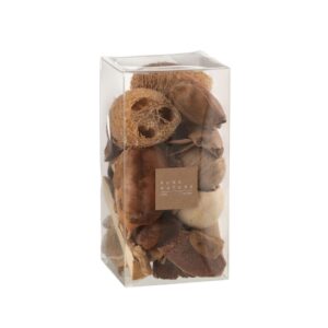Boîte de décorations en bois et rotin – Pure nature