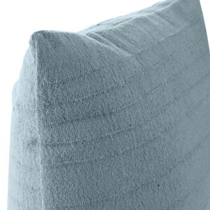 Coussin déco pour canapé en coton bleu – 45×45