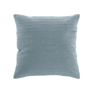Coussin déco pour canapé en coton bleu – 45×45